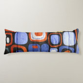 Moderne Abstracte pasteelblik #2 Lichaamskussen (Voorkant)