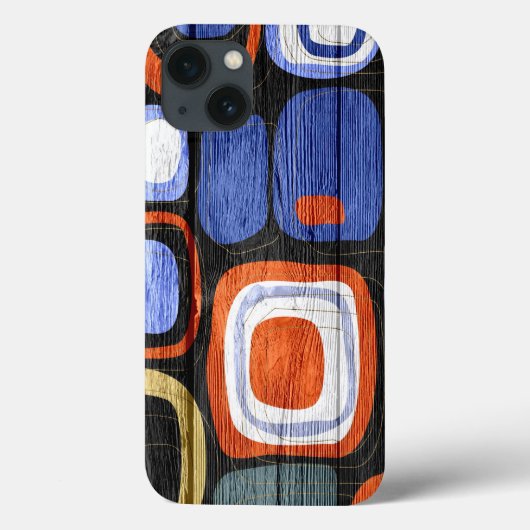 Moderne Abstracte pasteelhout Hoesje-Mate iPhone Case-Mate iPhone Case (Achterkant)