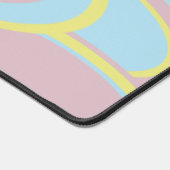 Moderne Abstracte pasteelverf Bureaumat (Hoek)