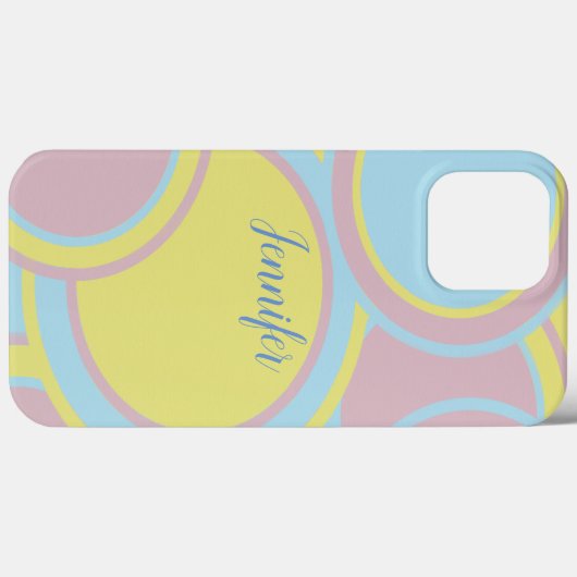 Moderne Abstracte pasteelverf Case-Mate iPhone Case (Achterkant (horizontaal))