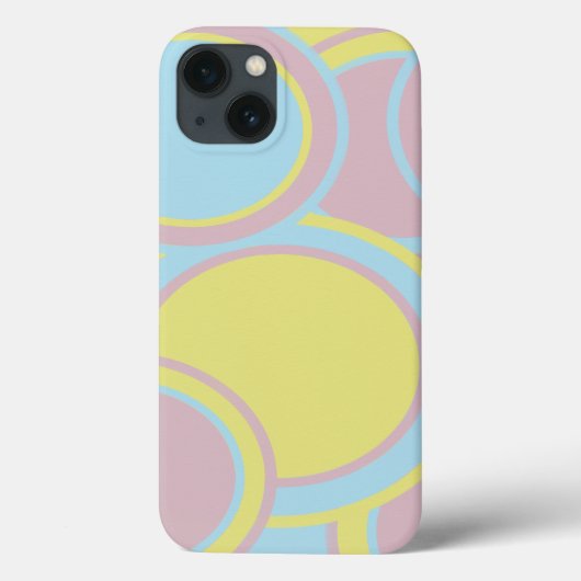 Moderne Abstracte pasteelverf Case-Mate iPhone Case (Achterkant)