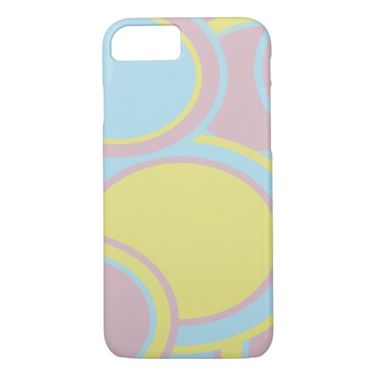 Moderne Abstracte pasteelverf Case-Mate iPhone Case (Achterkant)