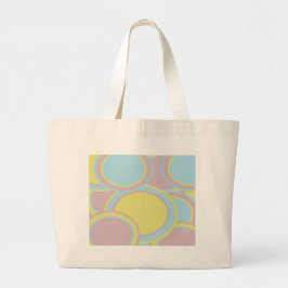 Moderne Abstracte pasteelverf Grote Tote Bag