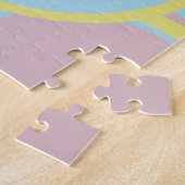 Moderne Abstracte pasteelverf Legpuzzel (Zijkant)