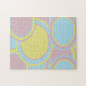 Moderne Abstracte pasteelverf Legpuzzel (Horizontaal)