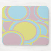 Moderne Abstracte pasteelverf Muismat (Voorkant)