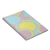 Moderne Abstracte pasteelverf Notitieboek (Rechterzijde)