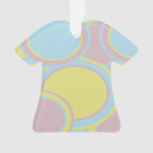 Moderne Abstracte pasteelverf Ornament (voorkant)