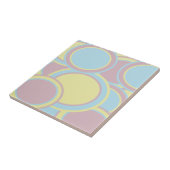 Moderne Abstracte pasteelverf Tegeltje (Zijkant)