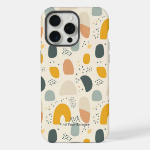 Moderne Abstracte Pastel - Minimalistische Organis iPhone 15 Pro Max Case