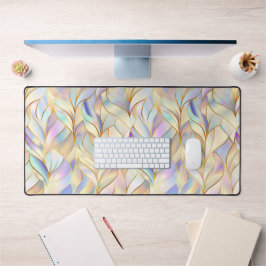 Moderne Abstracte Pastelkleurige Bureaumat