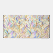Moderne Abstracte Pastelkleurige Bureaumat (Voorkant)