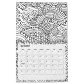Moderne Abstracte Patronen - Kleuren met Zwart Wit Kalender (Mar 2027)
