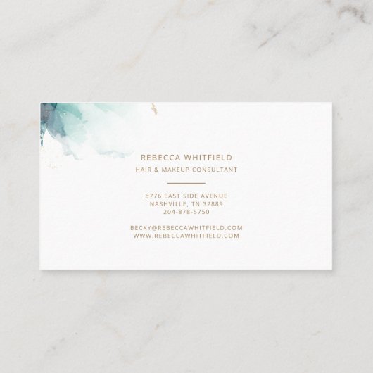 Moderne Abstracte patronen voor script marble Agat Visitekaartje (Achterkant)