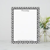 Moderne Abstracte patronen voor zwarte en witte ro (Staand voorkant)