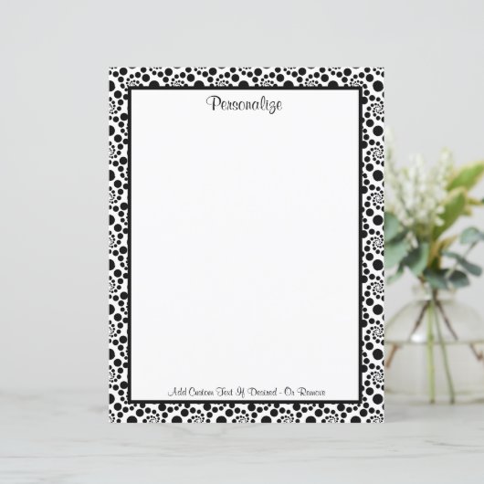 Moderne Abstracte patronen voor zwarte en witte ro (Staand voorkant)