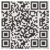 Moderne Abstracte Patroon Aangepaste Scannbare QR  Stof (Close Up)