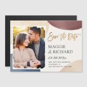 Moderne Abstracte penseelstreek Sparen de Magnet v (Voorkant / Achterkant)