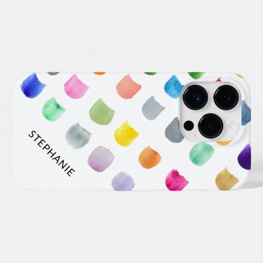 Moderne Abstracte persoonlijke Case-Mate iPhone Case (Achterkant (horizontaal))