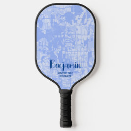 Moderne Abstracte persoonlijke naam Pickleball Pad Paddle
