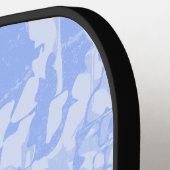 Moderne Abstracte persoonlijke naam Pickleball Pad Paddle (Links Detail)