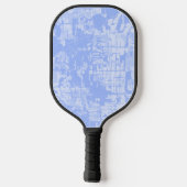 Moderne Abstracte persoonlijke naam Pickleball Pad Paddle (Achterkant)