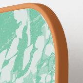 Moderne Abstracte persoonlijke naam Pickleball Pad Paddle (Links Detail)