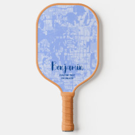 Moderne Abstracte persoonlijke naam Pickleball Pad Paddle