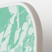 Moderne Abstracte persoonlijke naam Pickleball Pad Paddle (Links Detail)