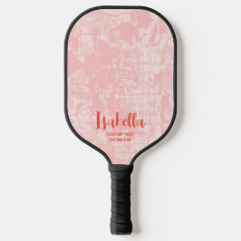 Moderne Abstracte persoonlijke naam Pickleball Pad Paddle