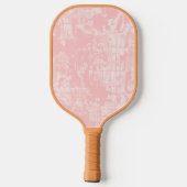 Moderne Abstracte persoonlijke naam Pickleball Pad Paddle (Achterkant)