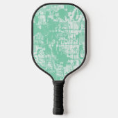 Moderne Abstracte persoonlijke naam Pickleball Pad Pickleball Paddle (Achterkant)