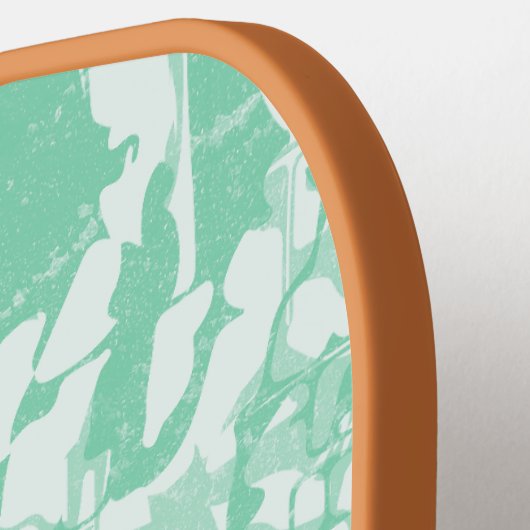 Moderne Abstracte persoonlijke naam Pickleball Pad Pickleball Paddle (Links Detail)