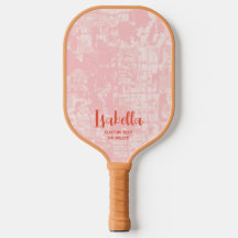 Moderne Abstracte persoonlijke naam Pickleball Pad