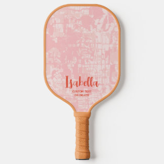 Moderne Abstracte persoonlijke naam Pickleball Pad Pickleball Paddle