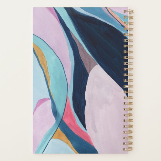 Moderne, Abstracte, persoonlijke planning Planner (Achterkant)