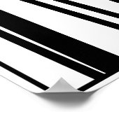 moderne abstracte poster (Hoek)