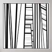 moderne abstracte poster (Voorkant)