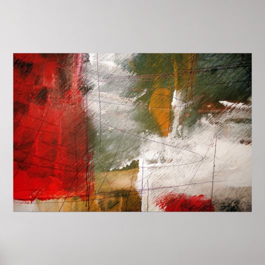 Moderne Abstracte Poster afdrukken (Voorkant)