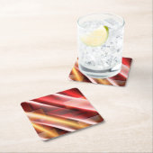 Moderne Abstracte Print Art Decor Digitale Kunst Kartonnen Onderzetters (Insitu)