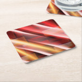 Moderne Abstracte Print Art Decor Digitale Kunst Kartonnen Onderzetters (Schuin)