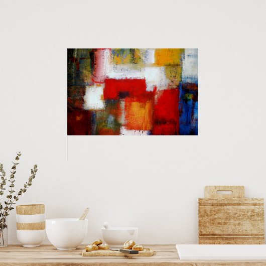 Moderne Abstracte Prints voor schilderijen Posters (Keuken)