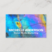 Moderne Abstracte professionele kleurrijke Visitekaartje (Voorkant)