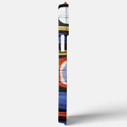 Moderne Abstracte puistlook Case-Mate iPhone Case (Achterkant / Rechts)