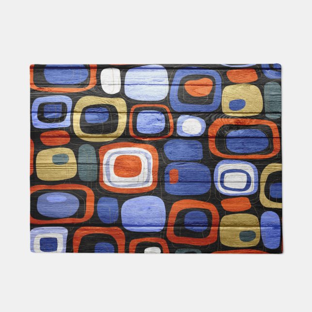 Moderne Abstracte puistlook Deurmat (Voorkant)