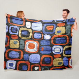 Moderne Abstracte puistlook Fleece Deken