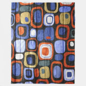 Moderne Abstracte puistlook Fleece Deken (Voorkant)