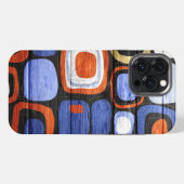 Moderne Abstracte puistlook iPhone Hoesje (Achterkant horizontaal)