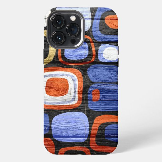 Moderne Abstracte puistlook iPhone Hoesje (Achterkant)