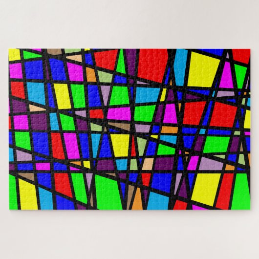 moderne abstracte puzzel (Horizontaal)